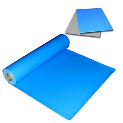 Transforming Technologies VMC2450B - Homogeneous Vinyl Table Mat - Blue - 0.093" x 2' x 50'