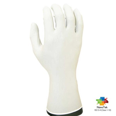 Valutek VTGNCRB12 - NanoTek Nitrile Cleanroom Gloves - 12" L - ESD Compliant - 10 Bags/Case