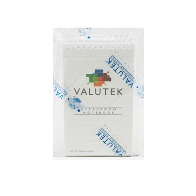 Valutek VTNBCR-35 - NanoTek 3" x 5" College Rule Spiral-Bound Cleanroom Notebook - 3" x 5"
