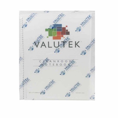 Valutek VTNBCR-8511 - NanoTek 8.5" x 11" College Rule Spiral-Bound Cleanroom Notebook - 5.5" x 8.5"