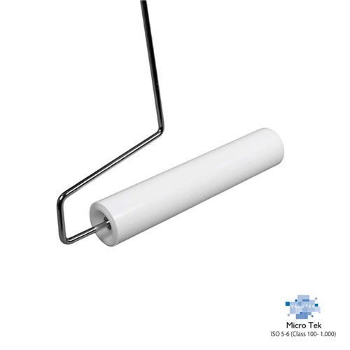 Valutek VTTRLRW-18 - MicroTek Cleanroom Polyethylene Film Adhesive Roller - 18" - White - 4 Rolls/Case