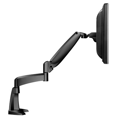 Workrite Ergonomics PA1000-ST-B - Poise Arm w/Sierra Tool Bar & Privacy Panel Mount - 23.25" Reach - Graphite