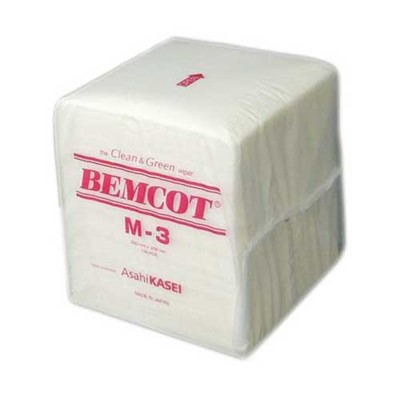 Transforming Technologies WPBEMM-3II - Bemcot M3II Low Linting Anti-Static Cleanroom Wipers - 10" x 10" - 30 Packs/Case