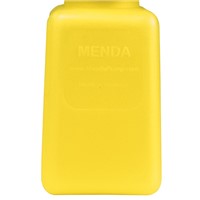 Menda 35240 - 6 oz durAstatic® Dissipative - HDPE Bottle - Hazard Label - 4" - Yellow