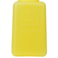 Menda 35240 - 6 oz durAstatic® Dissipative - HDPE Bottle - Hazard Label - 4" - Yellow