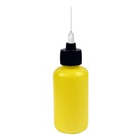 Menda 35571 - 2 oz durAstatic® Dissipative Flux Dispenser w/ Needle Tip - 26GA - 2 .75" X 1.5" H w/ Needle 5.5" - Yellow