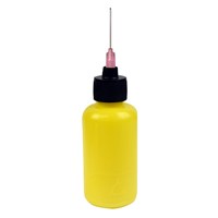 Menda 35573 - 2 oz durAstatic® Dissipative Flux Dispenser w/ Needle Tip - 18 GA - 2 .75" X 1.5" H w/ Needle 5.5" - Yellow