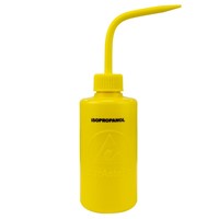 Menda 35792 - 8 oz durAstatic® Wash Bottle "Isopropanol" Printed - 2.4" X 2.4" - Yellow