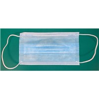 Q Source 3PLYFACEMASK - 3-Ply Disposable Face Mask - Blue - ASTM1 - 50/Box
