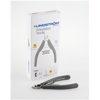 Lindstrom 7154TC Supreme Series -Flush Precision Cut Carbide Diagonal Cutter with Tapered Head for Hard Materials - 0.004-0.01"