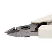 Lindstrom 7191 - Diagonal Cutter w/Tapered Head & ESD Safe Handle - S Head Size - Flush - 4.29" L