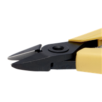 Lindstrom 8142 - Precision Diagonal Cutter w/Oval Head & ESD Safe Handle - S Head Size - Ultra-Flush - 4.33" L