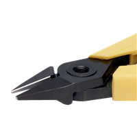 Lindstrom 8146 - Precision Diagonal Cutter w/Tapered Head & Relieved & ESD Safe Handle - S Head Size - Micro-Bevel - 4.33" L