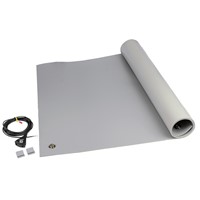 SCS 8213 - 8200 Series - 3-Layer Dissipative Vinyl Table Mat Kit - 2' x 4' - Gray