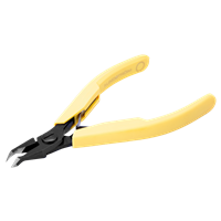 Lindstrom 8248 - Long Precision 45° Tapered & Relieved Head Oblique Cutter - 0.2 mm-0.8 mm  - S Head Size - Flush - 4.63" L