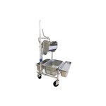 Berkshire BCRAIOSSMOPSET BCR All-in-One Stainless Steel Mop Cart Set