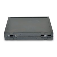 Conductive Containers (CCI) 4545-125 - Injection Molded Boxes - 4.5625" x 4.5625" x 1.25” - 24/Case