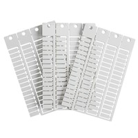 Brady 151236 - Terminal Block Tag Polycarbonate - 15.00 mm H x 6.00 mm W - 64 Tags/Card/ 1024 pieces