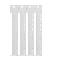 Brady 151235 - Terminal Block Tag Polycarbonate - 10.00 mm H x 5.00 mm W - 88 Tags/Card/ 1408 pieces
