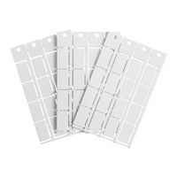 Brady 151228 - Component Tag Polycarbonate - 27.00 mm H x 15.00 mm W - 16 Tags/Card/ 480 pieces