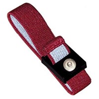 Transforming Technologies WB5026 - WB5600 Series Anti-Allergy Wrist Band - 4 mm Red Strap