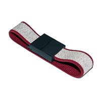 Transforming Technologies WB5026 - WB5600 Series Anti-Allergy Wrist Band - 4 mm Red Strap